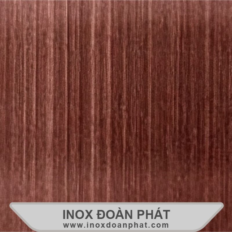 Inox xước vang đỏ