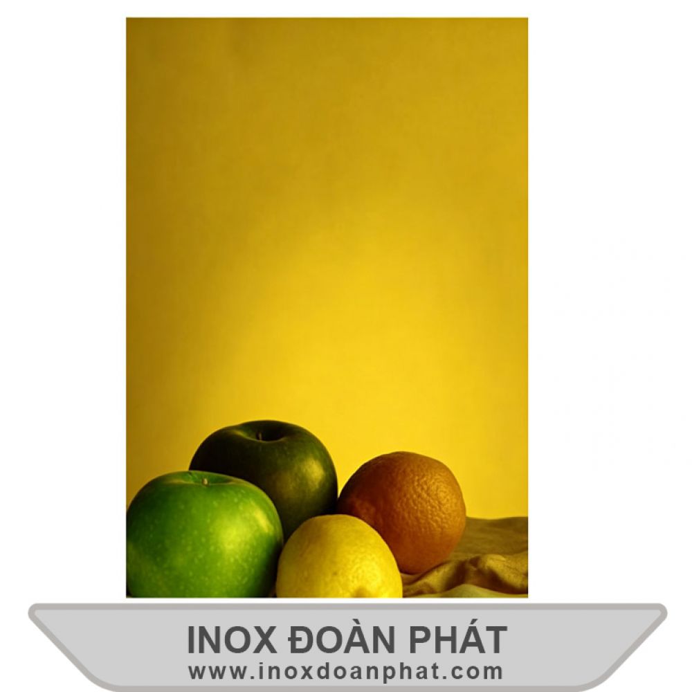 Tấm inox vàng gương 8k/titan