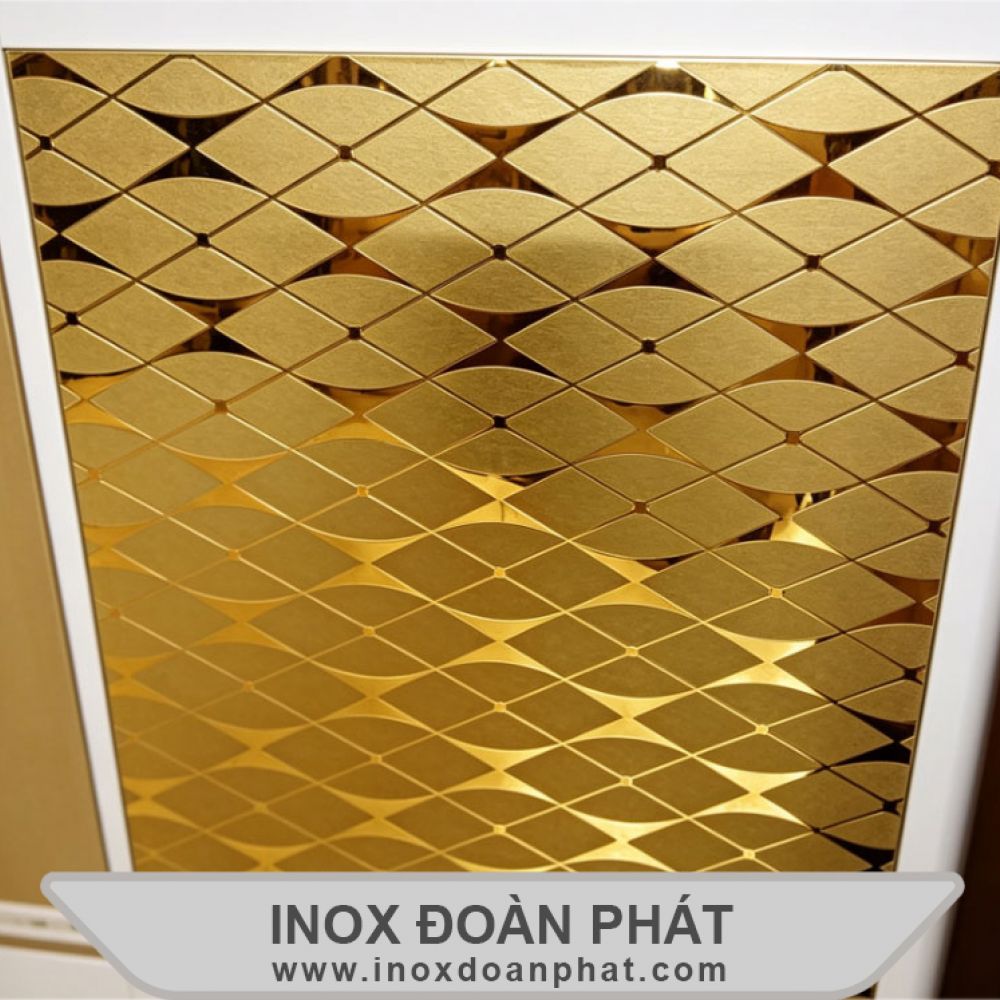 Inox hoa văn quả trám